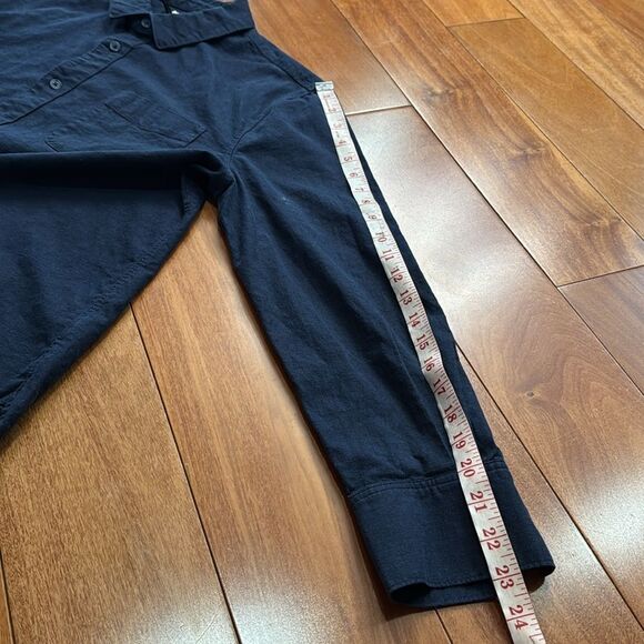 Paige Men’s Deep Anchor Linen Blended Button-Up Shirt size M - Picture 11 of 11